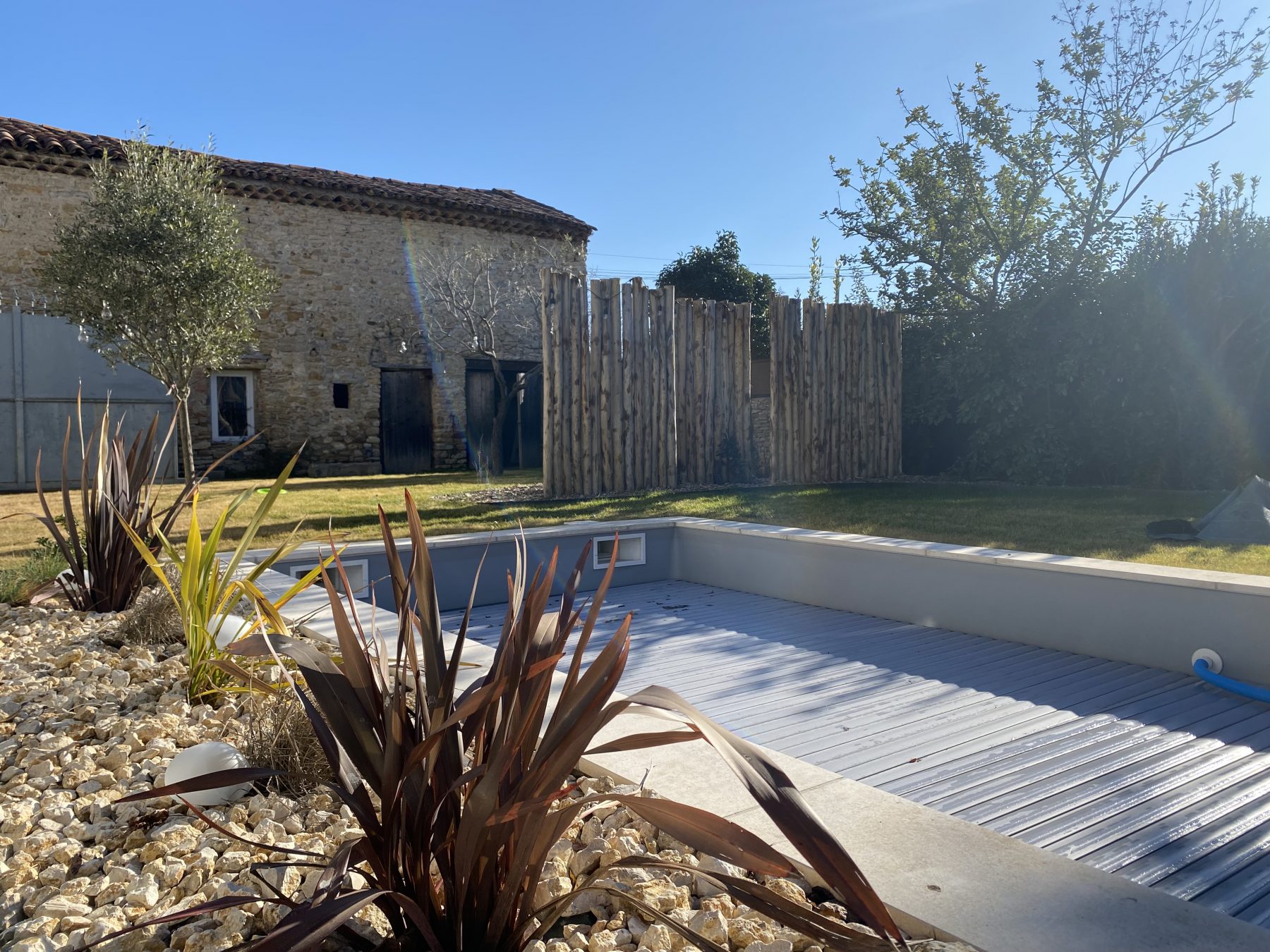 Clôture de jardin brise vue