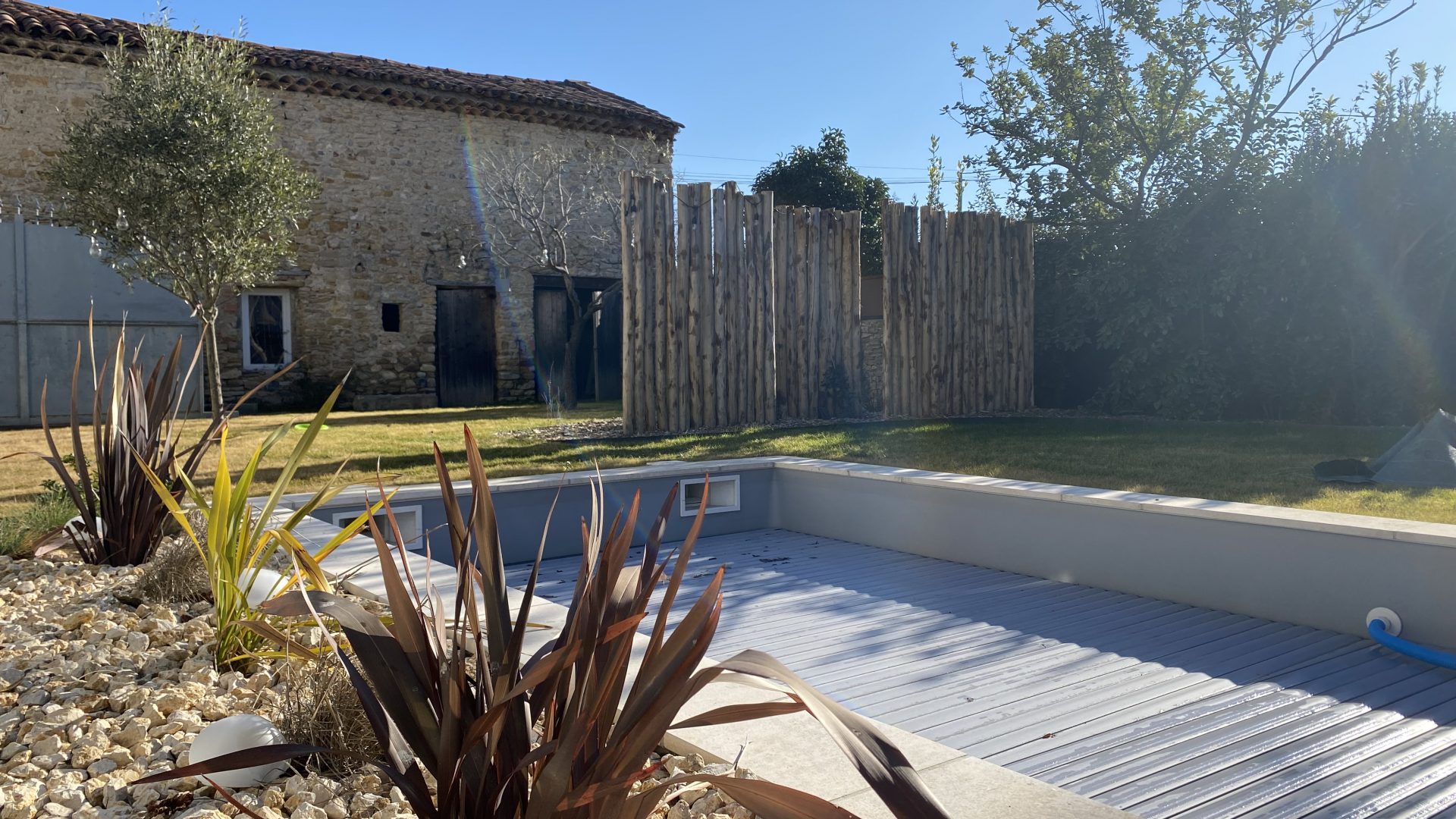 Clôture de jardin brise vue